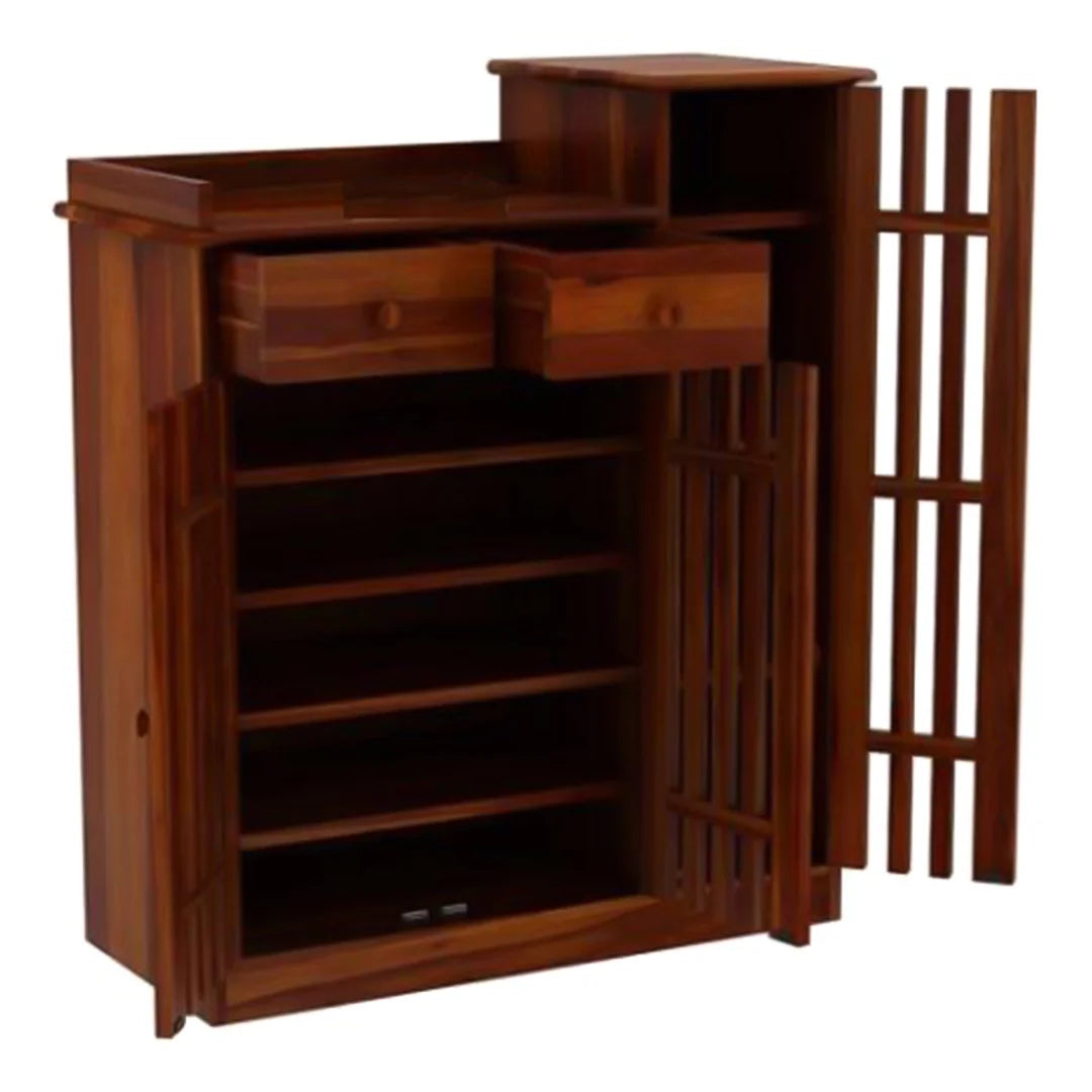 Gridded Shoe Rack