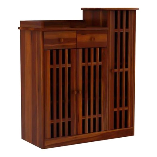Gridded Shoe Rack